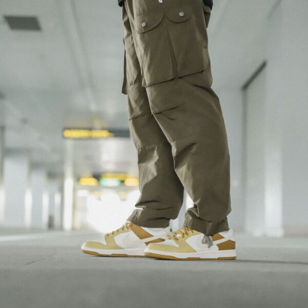 کتونی اورجینال برند Nike مدل Dunk Low Retro Bronzine - FZ4042-716 - Image 9