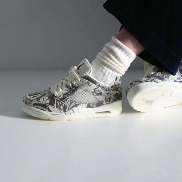 کتونی روزمره اورجینال Nike مدل Jordan 5 Low - DA8016-100 - Image 9