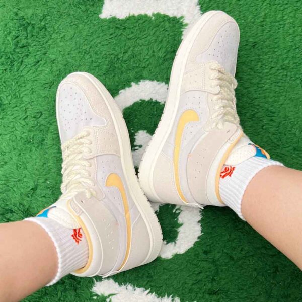 کتونی اورجینال برند Nike مدل Jordan 1 High Zoom CMFT 2 - DV1307-180 - Image 9