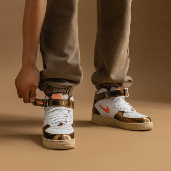 کتونی اورجینال برند Nike مدل Air Force 1 Mid - DH5623-100 - Image 6