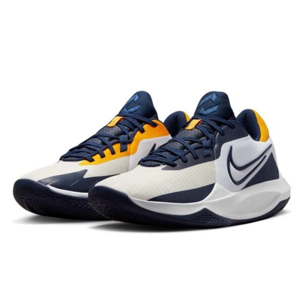 کتونی بسکتبال اورجینال برند Nike مدل Precision 6 - DD9535-101 - Image 3