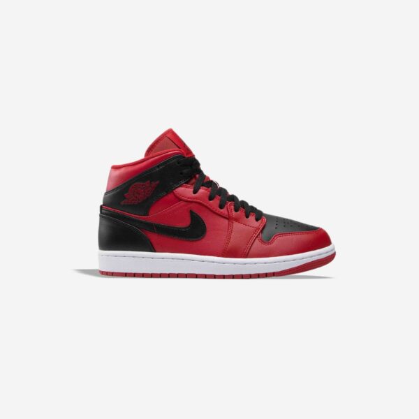کتونی اورجینال برند Nike مدل Air Jordan 1 Mid Reverse Bred - 554724-660