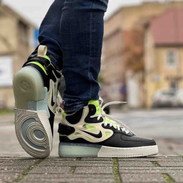 کتونی اورجینال برند Nike مدل Air Force 1 Mid React - DQ1872-100 - Image 7