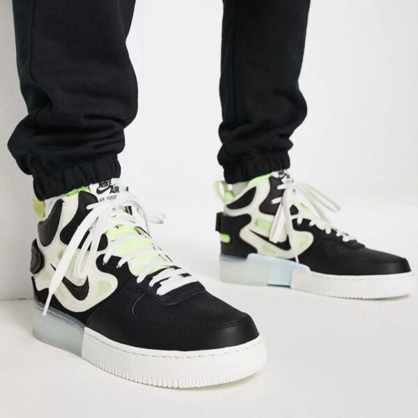 کتونی اورجینال برند Nike مدل Air Force 1 Mid React - DQ1872-100 - Image 6