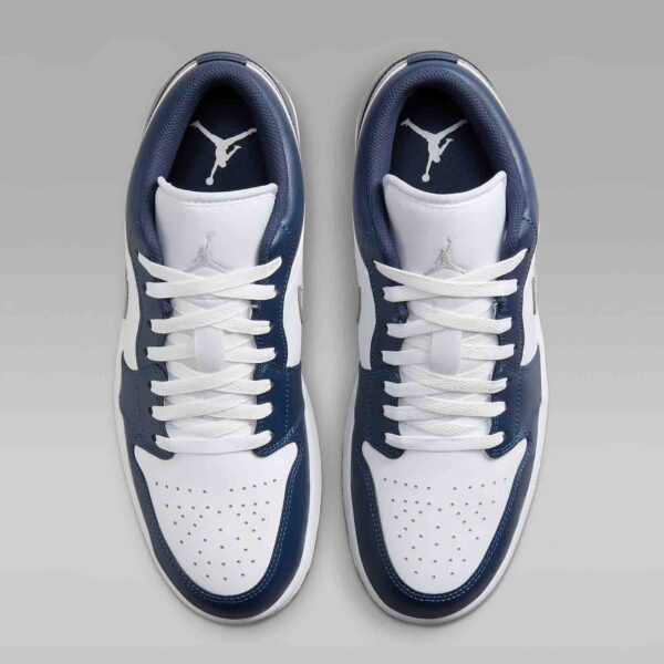 کتونی اورجینال برند Nike مدل Jordan 1 Low - 553558-141 - Image 4