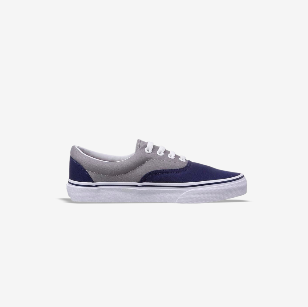 کتونی اورجینال برند Vans مدل Era Lace-Up رنگ خاکستری و سرمه ای از نمای بغل