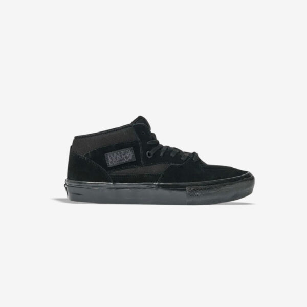 کتونی اورجینال برند Vans مدل Half Cab Skate رنگ مشکی از نمای بغل