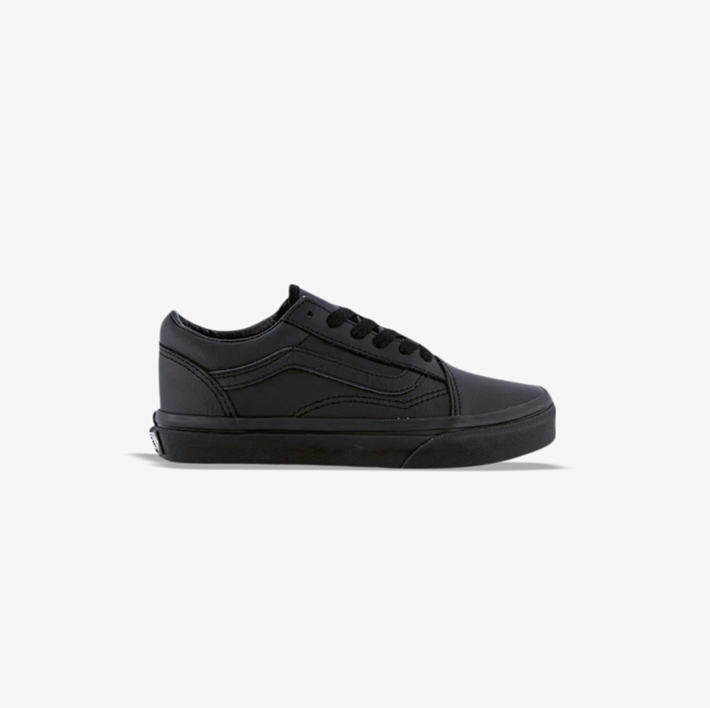 کتونی اورجینال برند Vans مدل Old Skool رنگ مشکی از نمای بغل