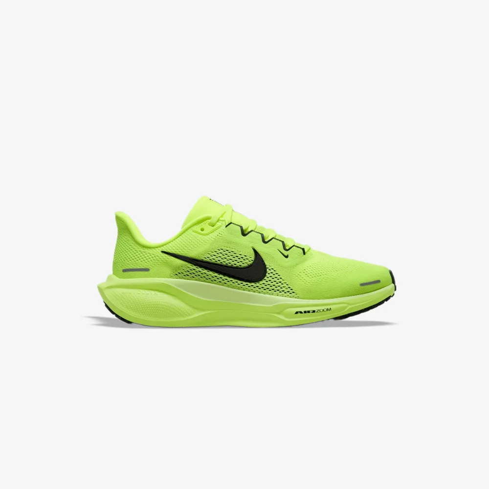 کفش دویدن اورجینال برند Nike مدل Pegasus 41 رنگ سبز و مشکی نمای بغل