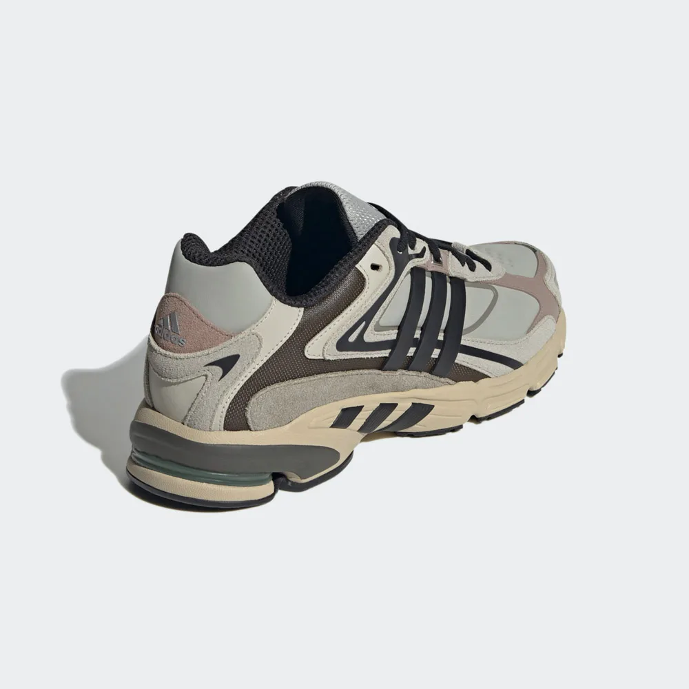 کتونی اورجینال برند Adidas مدل Response CL رنگ خاکی زیتونی و قهوه ای نمای پشتی