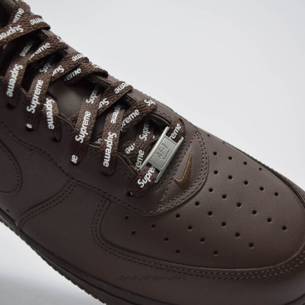 کتونی اورجینال Nike مدل Air Force 1 Low Supreme - CU9225-200 - Image 4