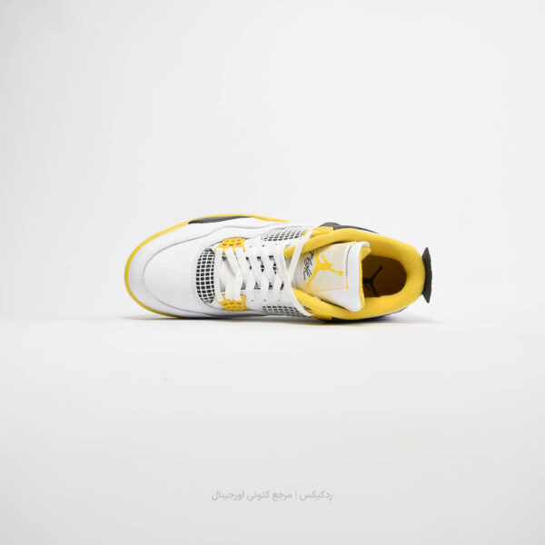 کتونی بسکتبال  Nike مدل Jordan 4 Retro Vivid Sulfur - AQ9129-101 - Image 10