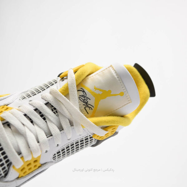 کتونی بسکتبال  Nike مدل Jordan 4 Retro Vivid Sulfur - AQ9129-101 - Image 6