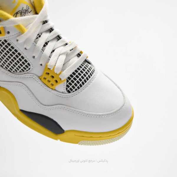 کتونی بسکتبال  Nike مدل Jordan 4 Retro Vivid Sulfur - AQ9129-101 - Image 5